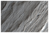 Basal Exposure of South Polar Layered Deposits