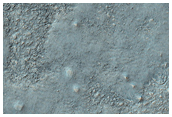 Landslide in Crater Near Icaria Planum