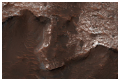 Bright Layers in Columbus Crater