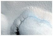 Western Olympus Mons Basal Scarp Stratigraphy
