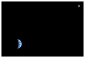 The Earth and Moon as Seen from Mars