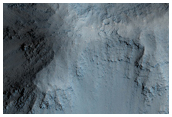 Canyon Wall with Boulder-Shedding Layers