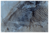 Valley Network along Melas Chasma Wallrock