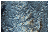 Dark Material in Crater Floor in Terra Cimmeria