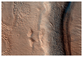 Fretted Terrain in the Deuteronilus Mensae Region