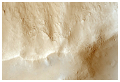 Olivine-Rich Crater South of Aeolis Mensae