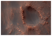 High Thermal Inertia in Crater Floor in Terra Sabaea