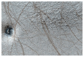 Sample Crater Rim in Planum Chronium