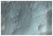 Rim of Mid-Latitude Crater