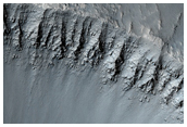 Fresh Crater on Lava Flows