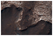 Bright Layers in Columbus Crater