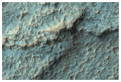 Ridge on the Floor of Huygens Crater