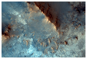 Streamlined Impact Ejecta Near Nili Fossae Trough