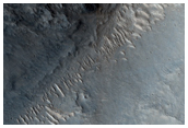 Small Valley Delta in Crater Near Maja Valles