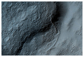 Gullies in Crater Wall in Terra Sirenum
