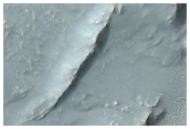 Bright Gully Deposit in A Terra Sirenum Crater