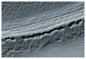 Sinuous Ridge in Dorsa Argentea Formation