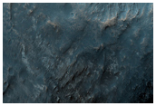 High Thermal-Inertia Terrace Blocks in Holden Crater