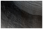 Exotic Crater Floor Material
