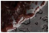 Exposure of South Polar Layered Deposits in Area Not Well Observed