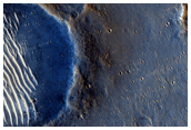 Wind Streaks of Dust-Scoured Surface