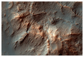 Alluvial Fans in Unnamed Crater