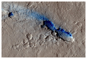 Zone Near Zunil Crater with Few Secondary Craters