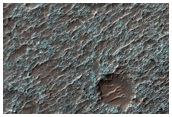 Rocky Layered Deposits of Floor of Ancient Crater