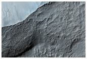 Terrace Region of 100-Kilometer Diameter Crater