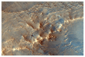 Central Uplift of Large Crater in Syrtis Major