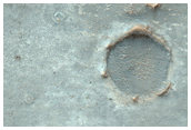 Light-Toned Basin of Crater Floor in East Terra Cimmeria