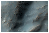 Noachis Terra Crater Rim and Ejecta