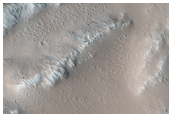Circular Failure along Scarp of Olympus Mons
