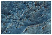 Possible Quartz Monzonite Outcrop in Antoniadi Crater