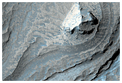 Layers on the Floor of a Trough in Noctis Labyrinthus