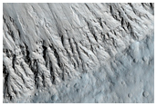 Layers Exposed in Crater Wall