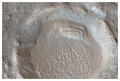 Landslide Deposit Below Small Knob in Deuteronilus Mensae