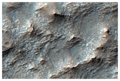 Rocky Deposit West of Magelhaens Crater