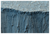 Inverted Channels North of Juventae Chasma