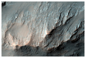 Central Peak of Large Impact Crater