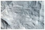 Crater in North Elysium Planitia