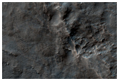 Fan in Unnamed Southern-Hemisphere Crater