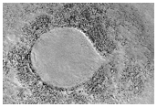 Sample Dark Rocky Ejecta Blanket in Phlegra Montes