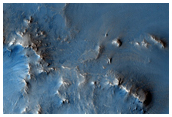 West Nili Fossae Crater Wall