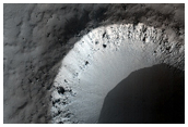 Small Crater with Gully-Like Features