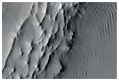 Northeast Extent of Scamander Vallis East of MOC Image S06-01391