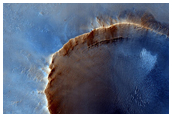 Nili Fossae Phyllosilicate Crater Ejecta