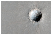 Small Fresh Crater in Daedalia Planum