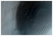Central Peak with Pit in A Crater in Terra Cimmeria