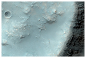 Unnamed Crater Southeast of Herschel Crater - Potential Hydrated Material